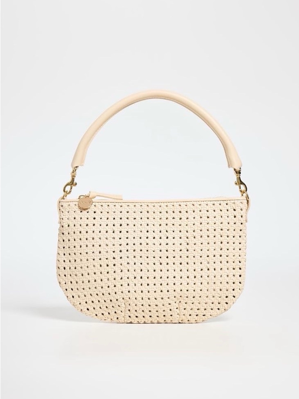 Clare V. Petit Moyen Messenger Crossbody Bag with Top Handle